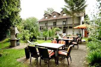 Hotel Restaurant Landsberger Hof - Terrass