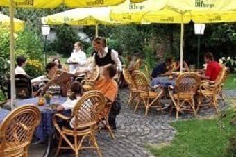 Hotel Rosengarten - Bar con tavolini all' aperto