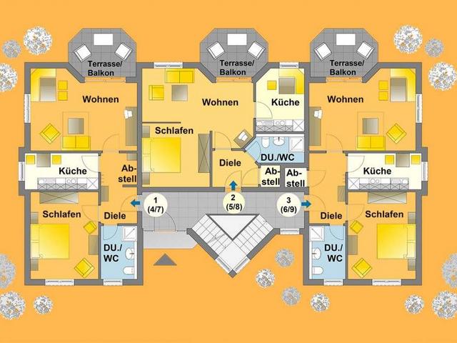Ferienwohnungen Schlund Gästehaus Zum Angersee - Floor plan